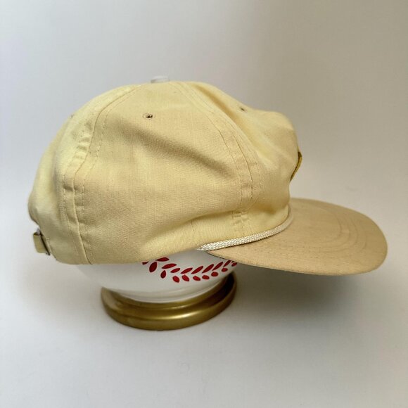 Vintage Hal Cali-Fame Newsboy Cap with Rope Adjustable Strap Hat Made In USA - Picture 5 of 14